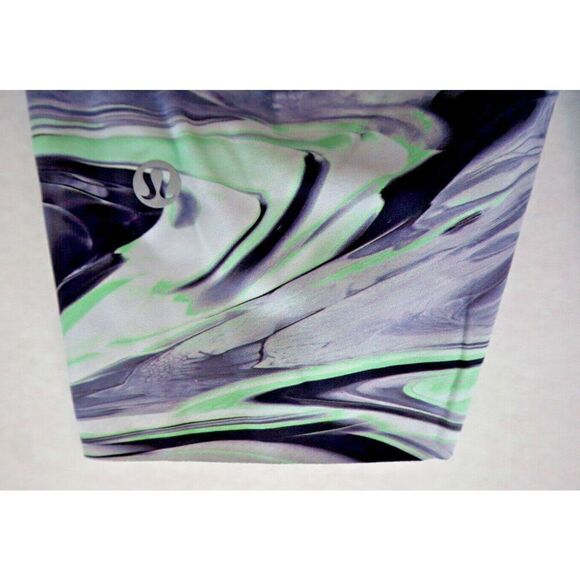 Lululemon LW7CF8S Women's Sz 2 Paint Warp Multi Base Pace High-Rise 8" Shorts - Picture 7 of 14